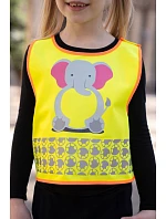 Korntex FUN Detská bezpečnostná vesta 76.FUNY hi vis yellow/lion Korntex FUN Detská bezpečnostná vesta 76.FUNY hi vis yellow/lion