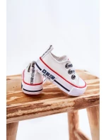 Dziecięce Materiałowe Trampki BIG STAR KK374048 Białe