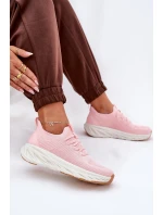 Wygodne Buty Sportowe Damskie Big Star RR274A131 HI-POLY SYSTEM Różowe