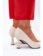 Elegantné lodičky Vinceza 62222 Beige Expanding Toe Elegantné lodičky Vinceza 62222 Beige Expanding Toe