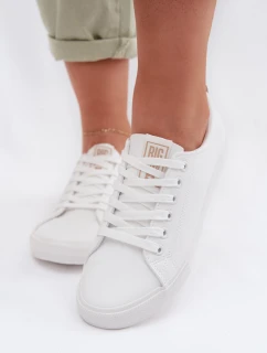 Dámske tenisky z eko kože Big Star TT274001 White