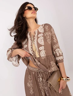 IR súprava KMPL 7282.08P tmavá lila