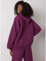 Mikina RV BL 7452.16 tmavo fialová