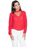 Dámska blúzka M543 Červená - Figl Dámska blúzka M543 Červená - Figl