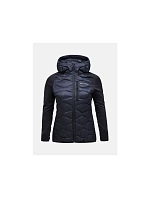 Bunda Peak Performance W Helium Down Hybrid Hood, čierna Bunda Peak Performance W Helium Down Hybrid Hood, čierna