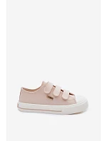 Detské tenisky na suchý zips Big Star TT374174 Beige