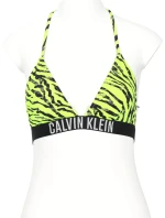 Dámska plavková podprsenka KW0KW02331 OIC neon yellow printed - Calvin Klein Dámska plavková podprsenka KW0KW02331 OIC neon yellow printed - Calvin Klein