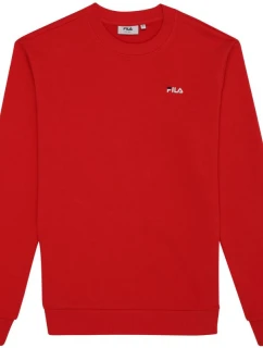 Pánska mikina Fila Leverano Regular Crew Sweatshirt red FAM0876 30002 pánska