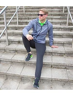 Spiro S 277M Pánska mikina s kapucňou 29.277M melírovaná sivá Spiro S 277M Pánska mikina s kapucňou 29.277M melírovaná sivá