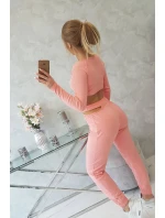 Súprava s blúzkou marhuľová