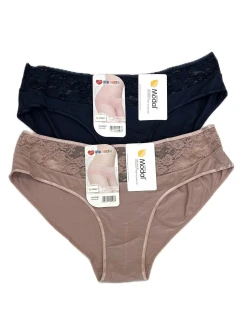 Dámske nohavičky 26097 A'2 Beige/Black - DC Girl