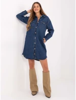 Dámske džínsové šaty D80026BI30469M314 Dark Blue - FPrice