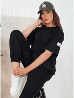 Dámsky teplákový komplet RIZNA black FashionStreet AY1032 Dámsky teplákový komplet RIZNA black FashionStreet AY1032