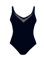 Jednodielne plavky 7212 M1 tmavomodrá - Anita