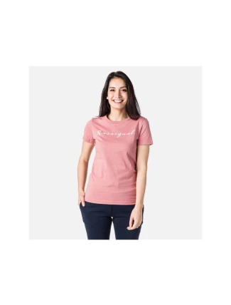 ROSSIGNOL W Logo Rossi Tee červená