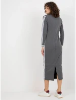 Dámske šaty FA SK 8297.18P tmavosivá - FPrice