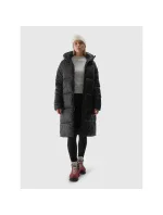 Dámska dlhá bunda W 4FWAW24TDJAF475-20S čierna - 4F