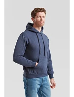 Fruit of the Loom Classic Hooded Sweat Mikina s kapucňou 16.2208 heather navy Fruit of the Loom Classic Hooded Sweat Mikina s kapucňou 16.2208 heather navy