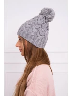 Fleecová čiapka Waleria K307 tmavo šedá
