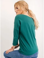 Blúzka RV BZ 4691.09P tmavozelená