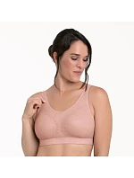 Pooperačná braletka Essential Lace s penovou výstužou 4700X rosewood - Anita Care Pooperačná braletka Essential Lace s penovou výstužou 4700X rosewood - Anita Care
