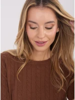 Jumper PM SW B 613.09 svetlohnedý