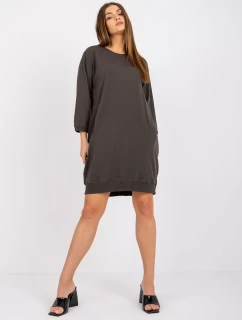 Šaty RV SK 6839.95 tmavá khaki