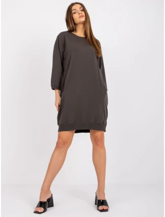 Šaty RV SK 6839.95 tmavá khaki