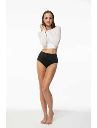 Spodné prádlo Amber Brasil Maxi Black - Julimex