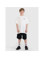 Chlapčenské tričko oversize s potlačou 4F 4FJRSS25TTSHM2640-11S