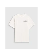 Chlapčenské tričko oversize s potlačou 4F 4FJRSS25TTSHM2640-11S