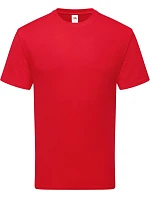 Tričko Fruit of the Loom Pure Cotton T z hustej organickej bavlny 16.1362 červené