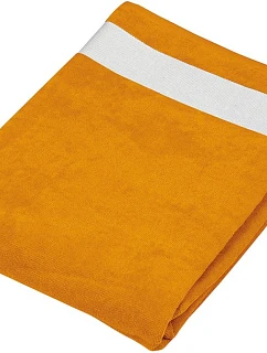 Kariban K 118 Velúrová plážová osuška 20.K118 oranžová/biela