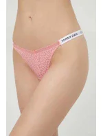 Dámske tangá HIGH LEG THONG UW0UW05160 TIC Pink - Tommy Hilfiger Dámske tangá HIGH LEG THONG UW0UW05160 TIC Pink - Tommy Hilfiger