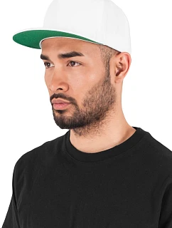 Flexfit 6007/6007T 5-panelová snapbacková čiapka 55.6007 biela
