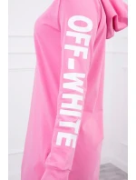 Off White svetlo ružové šaty