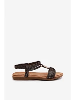 Dámske ploché sandále Artiker 58C0629 Black