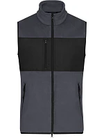 Daiber JN 1310 Pánska fleecová vesta 02.1310 carbon/black Daiber JN 1310 Pánska fleecová vesta 02.1310 carbon/black