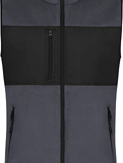 Daiber JN 1310 Pánska fleecová vesta 02.1310 carbon/black