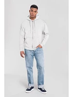 Fruit of the Loom Iconic Premium Hooded Sweat Jacket Mikina s kapucňou z hrubej bavlny 16.2286 biela Fruit of the Loom Iconic Premium Hooded Sweat Jacket Mikina s kapucňou z hrubej bavlny 16.2286 biela