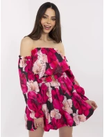 MI SK šaty A1447.84 čierno-ružové