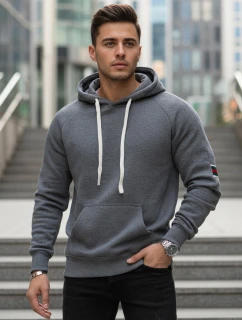 Pánska sivá mikina FashionStreet BX5942