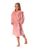 Detský župan Siena s kapucňou 9156 pink pearl - Vestis