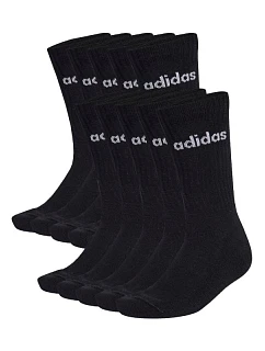 Adidas Cushioned Linear Crew ponožky 10 párov čierne KF9092