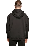 Build your Brand BB 006 Oversize mikina s kapucňou z hrubej bavlny 56.B006 čierna