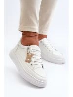 Dámska športová obuv na platforme 13613 White - VINCEZA