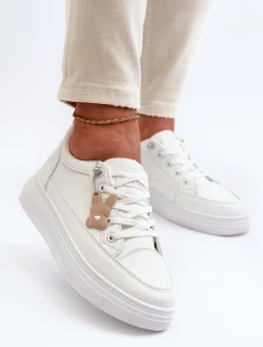 Dámska športová obuv na platforme 13613 White - VINCEZA