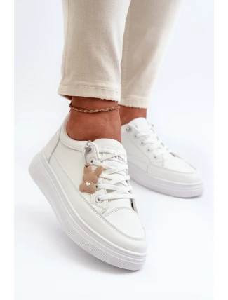 Dámska športová obuv na platforme 13613 White - VINCEZA
