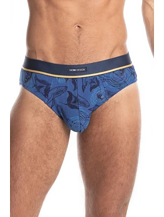 Pánske slipy STANDARD M-987SD modré – Lama Pánske slipy STANDARD M-987SD modré – Lama