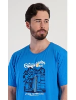 Pánska nočná košeľa s krátkym rukávom California